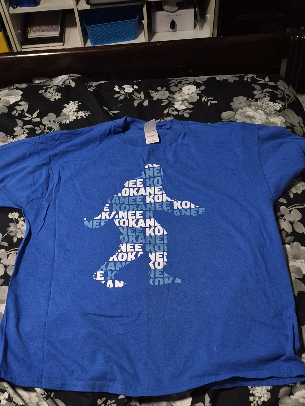 Blue Graphic Bigfoot Tee